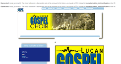 Desktop Screenshot of lgsgospelchoir.com