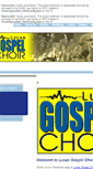 Mobile Screenshot of lgsgospelchoir.com